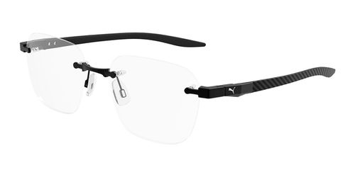 Puma PU0457O Men's Glasses, Black, Size 54