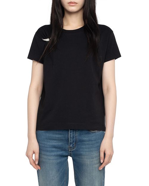 Suzan Wing Brooch T Shirt