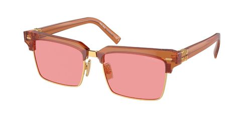 Miu Miu MU10ZS 15T1D0 Women’s Sunglasses Brown