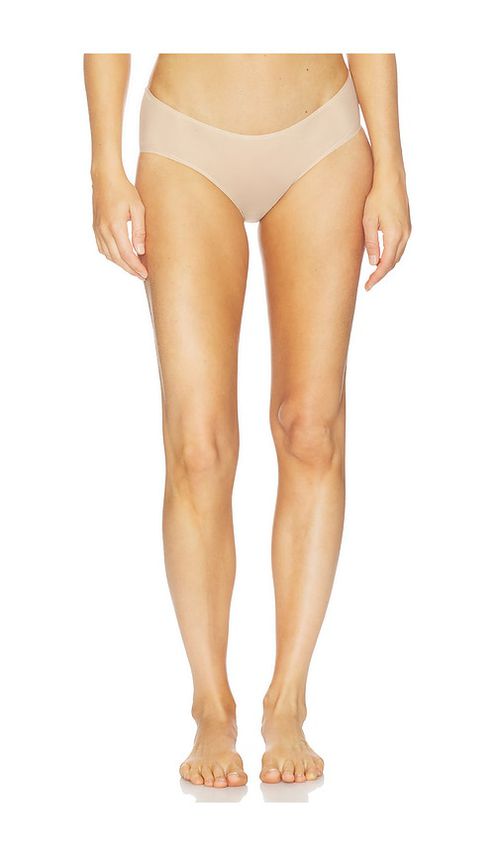 Commando Chic Mesh Bikini Panty in Beige. - S also in XS, M