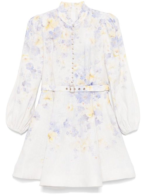 Crush mini dress - Purple