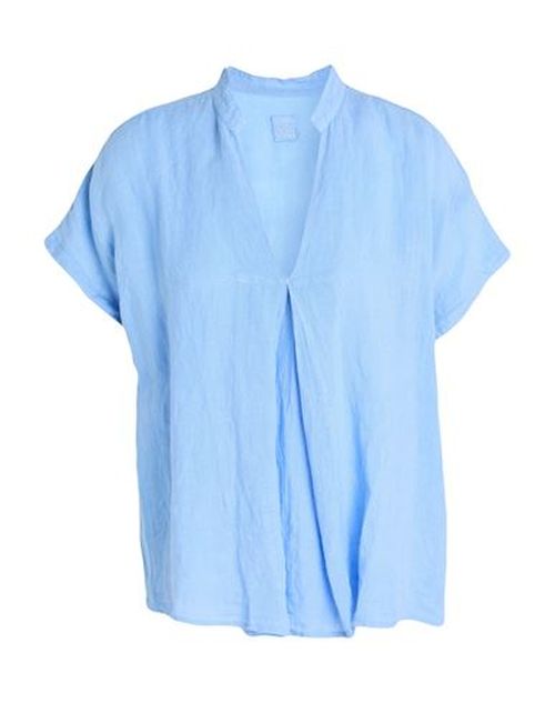 Woman Top Azure Size 4 Linen