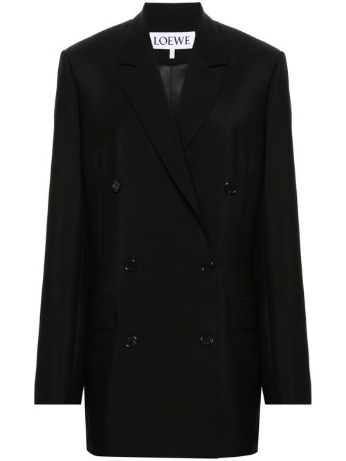 Double-breasted blazer - Black