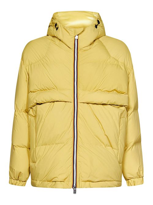 Tech fabric puffer jacket