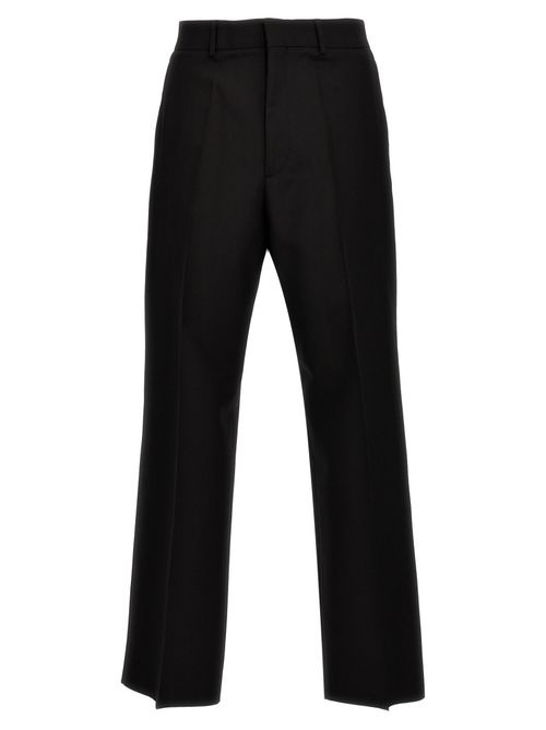 Black Flat Front Pants