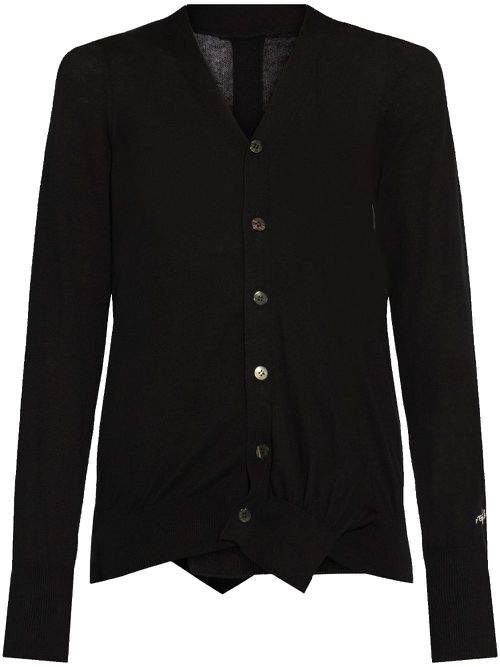 Cotton cardigan - Black