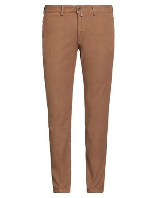 Man Pants Brown Size 38 Cotton, Elastane