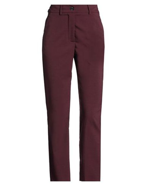 Momoní Woman Pants Plum Size 2 Polyester, Wool, Viscose, Elastane