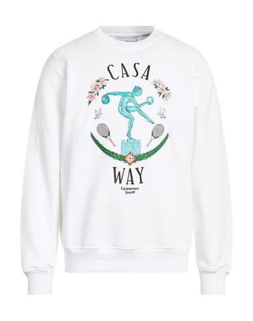 Man Sweatshirt White Size M Organic cotton