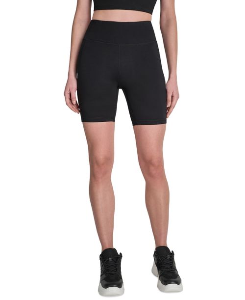 Women's High-Waist Bike Shorts - Silver Foil