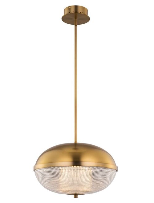 Kalco Portland Contemporary Chandelier in Winter Brass - 512156WB