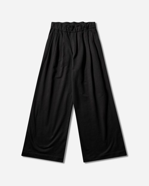 Men s Pleated Sweatpants Black