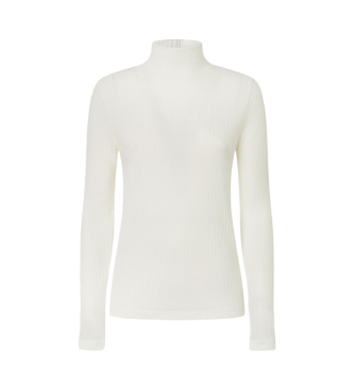 Pepe Jeans for woman. PL505978 T-shirt Flory white (S), Casual, Polyester, Long sleeve