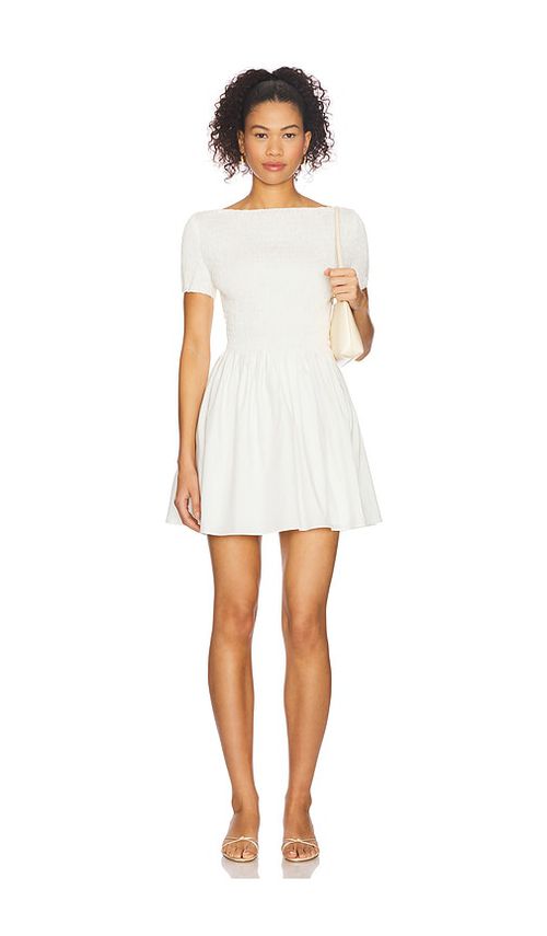 FAITHFULL THE BRAND Deboni Mini Dress in White. -  XL also in L, M