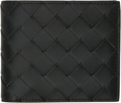 Bottega Veneta Khaki Intrecciato Bi-Fold Wallet