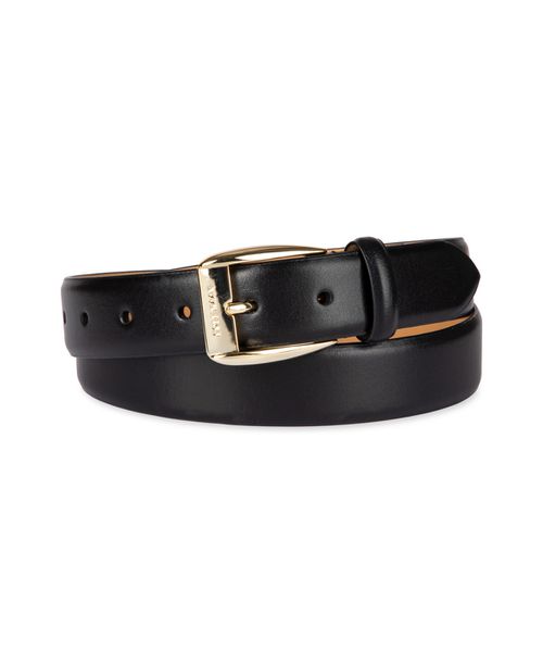 Women's Signature Leather Belt - Black