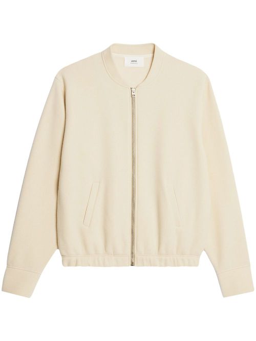 Zip-up bomber jacket - Neutrals