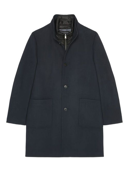 Double-breasted coat - Blue