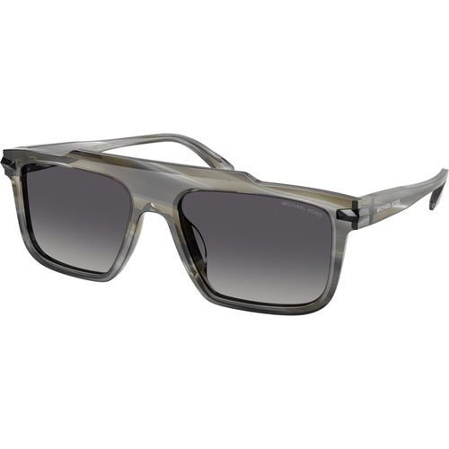 Michael Kors Man Michael Kors MK2278U BOSTON 4047T3 Zonnebrillen Acetaat Bruin Grijs Kwadraat Gepolariseerd