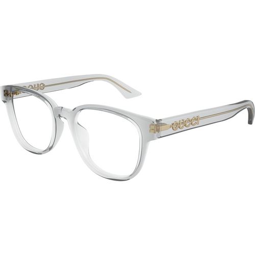 Gucci Unisex Gucci GG1746OA 003 Optical frames Acetate Grey Transparent Round