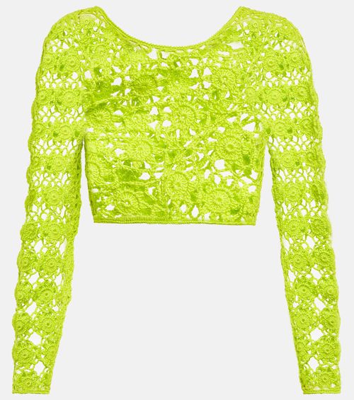 Bella crochet cotton crop top