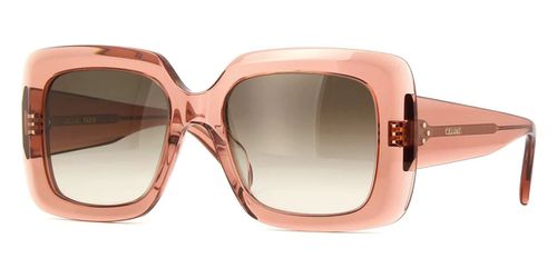 Brown Gradient Square Ladies Sunglasses CL40263I 74F 54