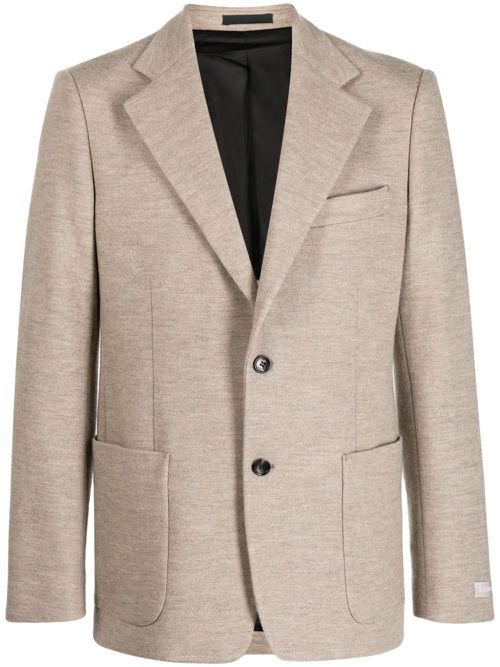 Virgin-wool blazer - Brown