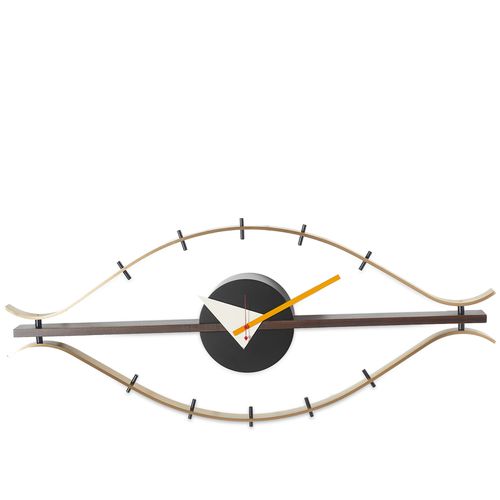 George Nelson Eye Clock in Brass 