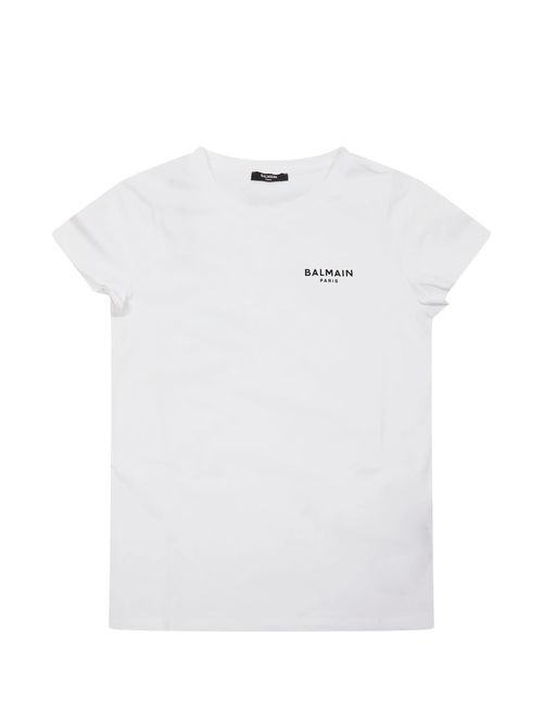 Girls' Cotton-Blend Crew Neck Short Sleeve T-Shirt