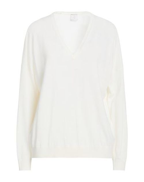 Woman Sweater Cream Size S Wool