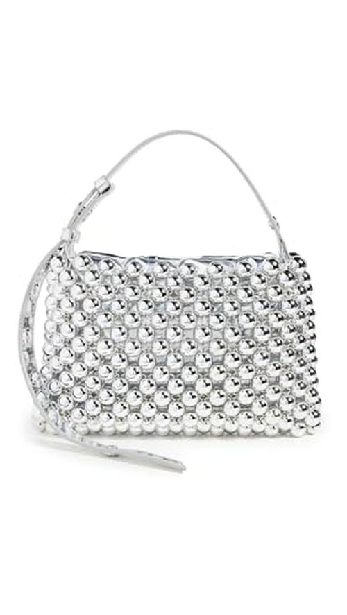 Simon Miller Women's Mini Puffin Bag, Silver, One Size