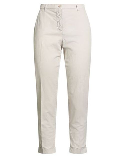 Woman Pants Beige Size 4 Cotton, Linen, Elastane