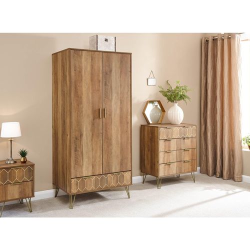 Orleans 2 Door 1 Drawer Wardrobe