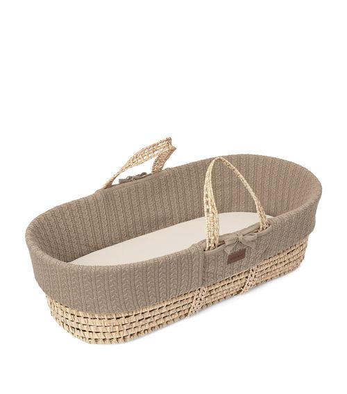 Knitted Moses Basket and Mattress