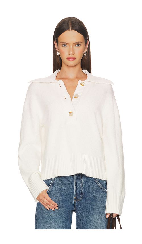 Free People Trading Up Polo in Ivory. M. Also in