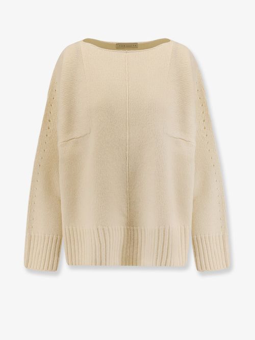 Virgin Wool Sweater — White