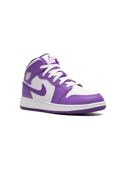 Air Jordan 1 Mid "White Purple" sneakers