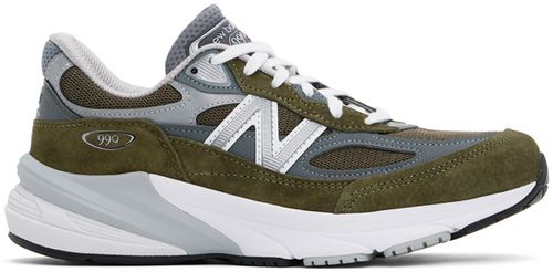 New Balance Green Made in USA 990v6 Sneakers