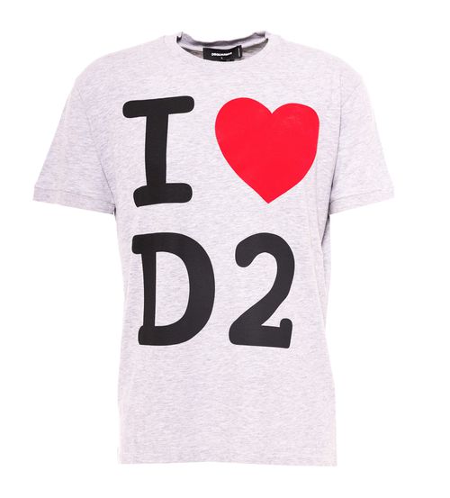 디스퀘어드2 남성 아이러브 D2 댄 티셔츠 12622152