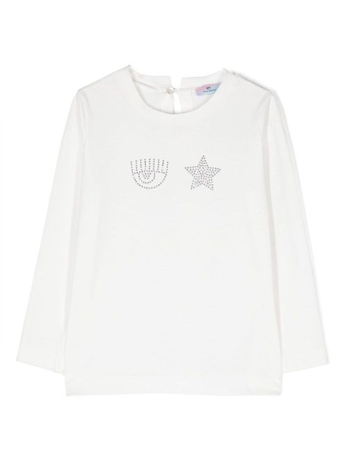 Logo-embellished cotton sweatshirt - White