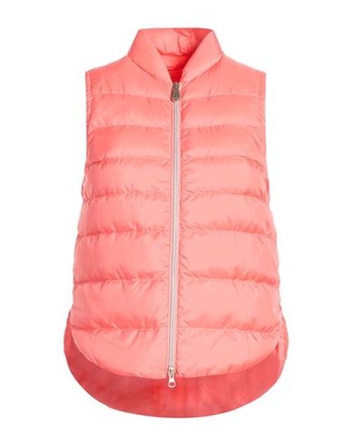 Woman Vest Salmon pink Size 2 Polyester