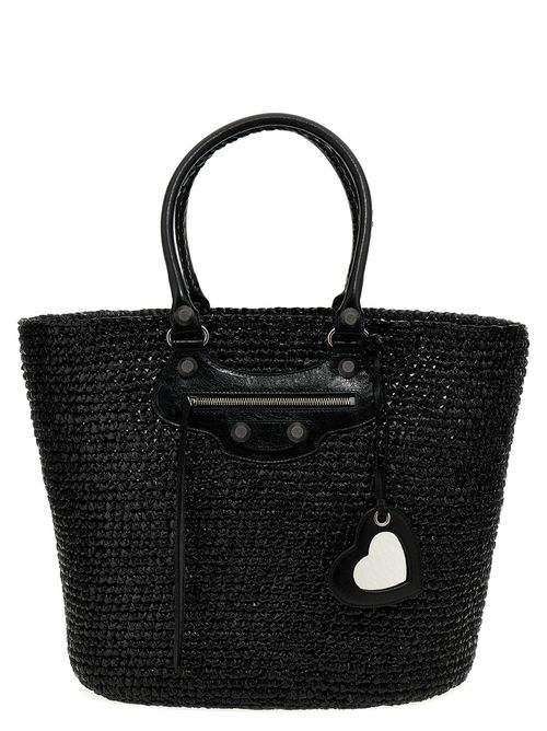 발렌시아가 여성 -Le Cagole Panier Tote Nero-Donna 7861892AA191000