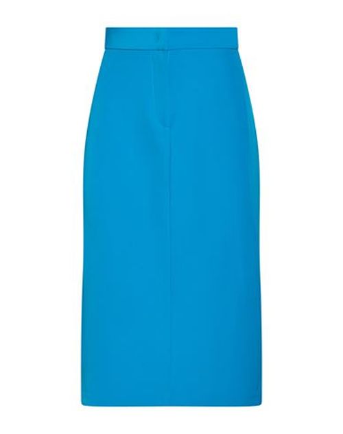 Woman Midi skirt Azure Size M Polyester, Elastane