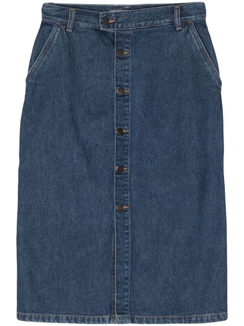 Colby denim midi shirt - Blue