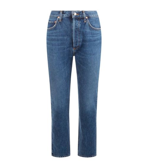 Riley Straight Cropped Jeans