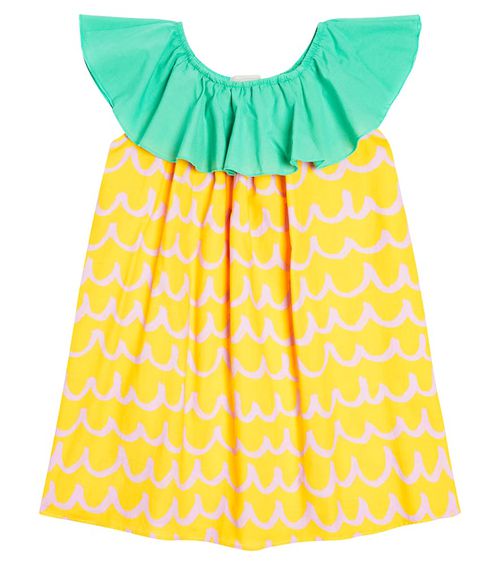 Stella McCartney Kids Pineapple cotton dress