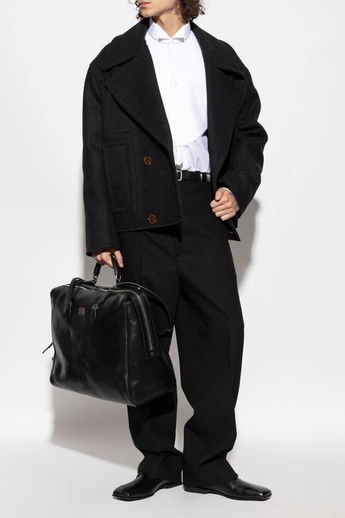 Wool Coat, Men's, Black