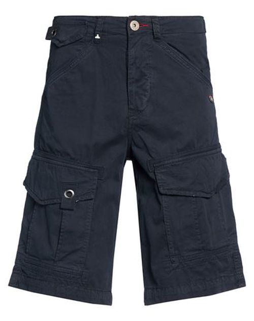 Man Shorts & Bermuda Shorts Midnight blue Size 26 Cotton