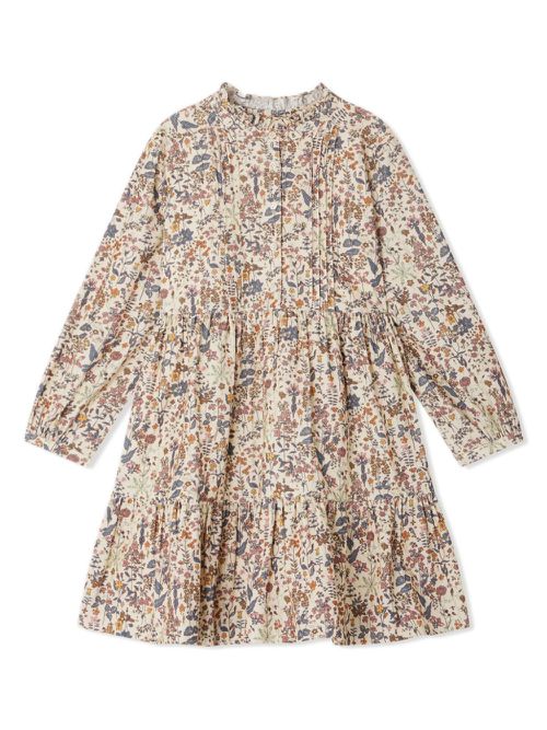 Floral print dress - Neutrals