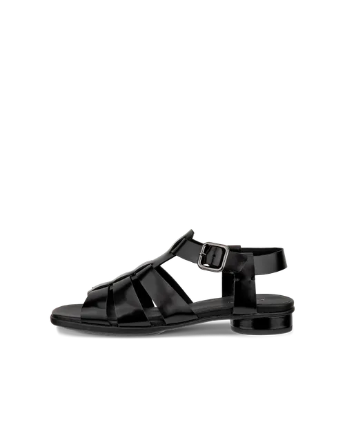 Sculpted Alba 25 - Women's Leather Heeled Sandal - Black